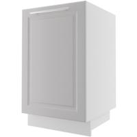 Kuchynská skrinka Emporium D1D/50 light grey stone/biela