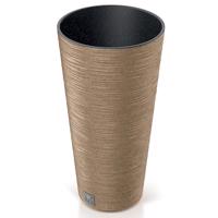 Kvetinač Furu Round Slim eco Wood 250 – natura eco