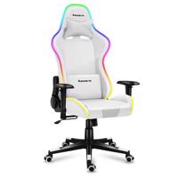 Otočné kreslo pre hráča HZ-Force 6.2 White RGB