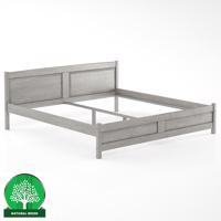 Posteľ borovica LK104–200x200 grey