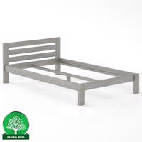 Posteľ borovica LK105–120x200 grey