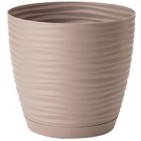 Sahara Petit okrúhly s podstavcom 27 cm taupe