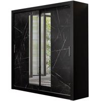 Skriňa In box 2 200 black/black royal