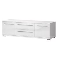 TV stolík Piano TV150-2K2F/PN-70/KA/70 lakované crystal white