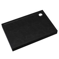 Vanička obdĺžniková Black Stone 80x120x12 Espera Plus AQM4638CST