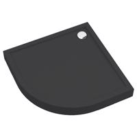 Vanička polokrúhla Black Mat 80x80x12 R55 Espera Plus AQM4633CMG